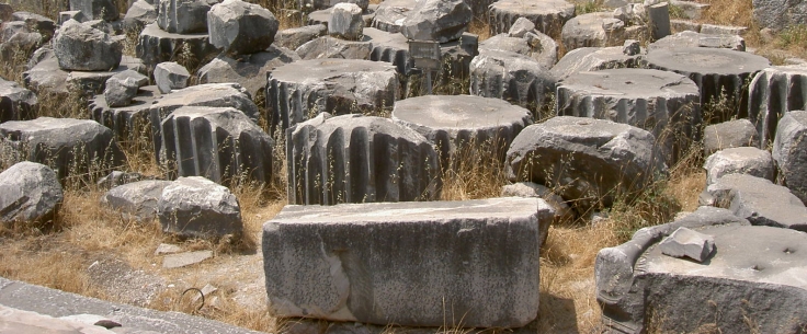column drums from the Temple of Apollo at Ephesus